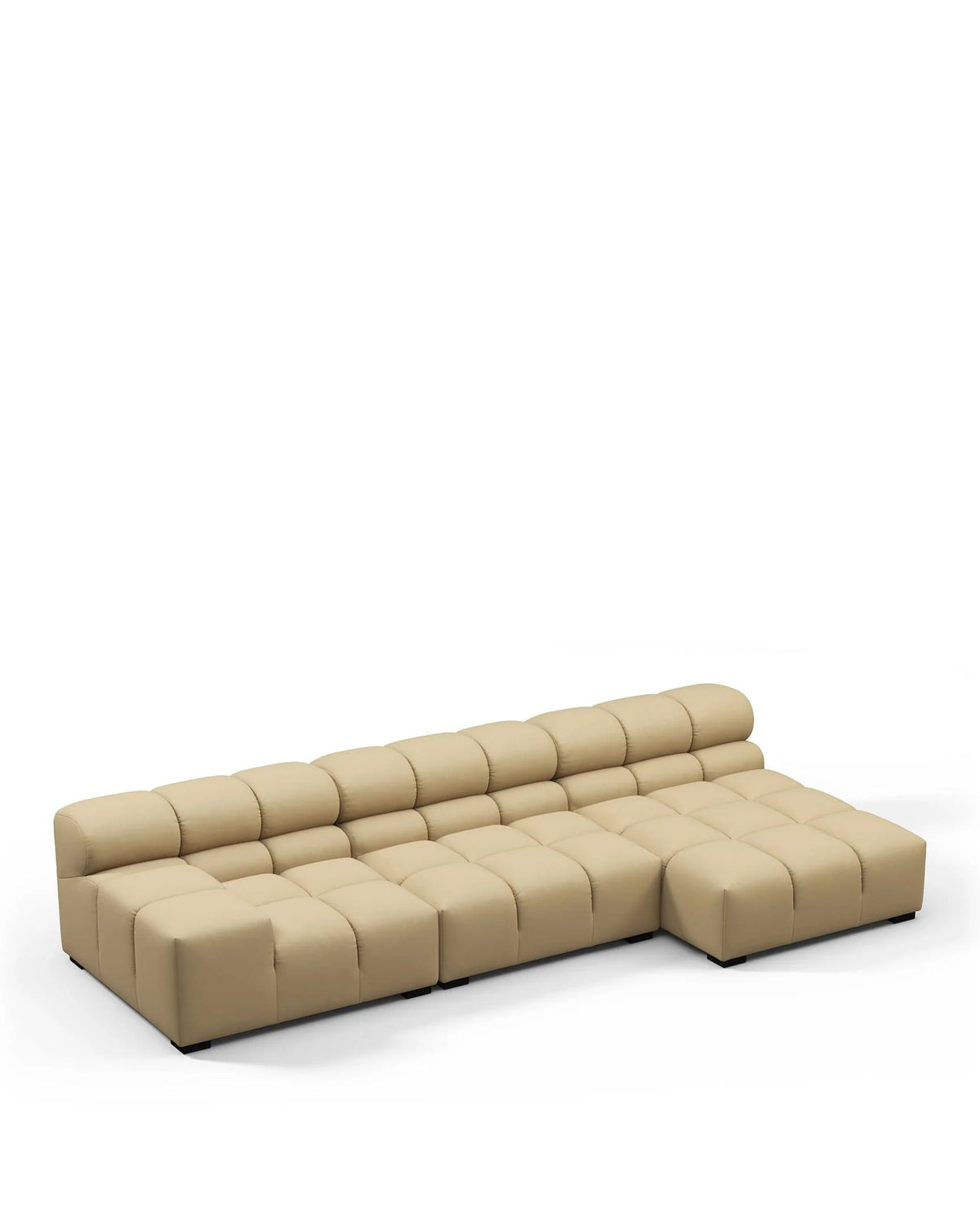 Tuft 05 outdoor™ small right-chaise sectional | latte weave - sectionals outdoor | designer sectio...