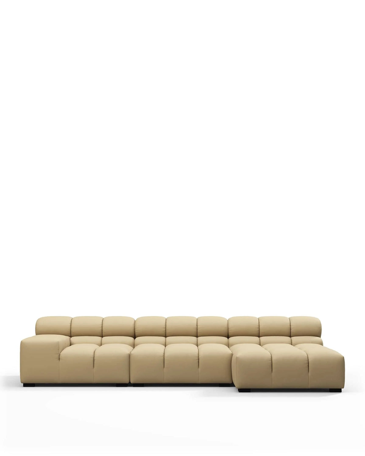 Tuft 05 outdoor™ small right-chaise sectional | latte weave - sectionals outdoor | designer sectio...