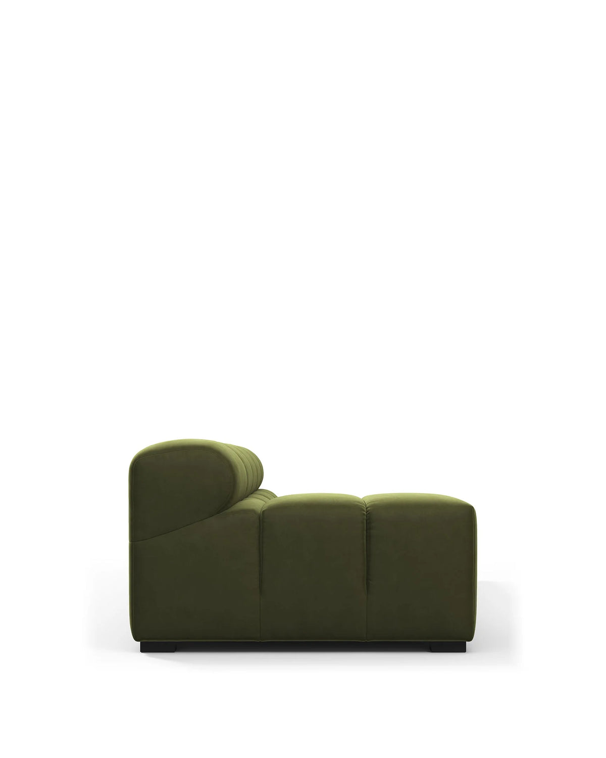 Tuft 05™ xl left-arm module | channel tufting - modules 05 | modular sofa element | madorne