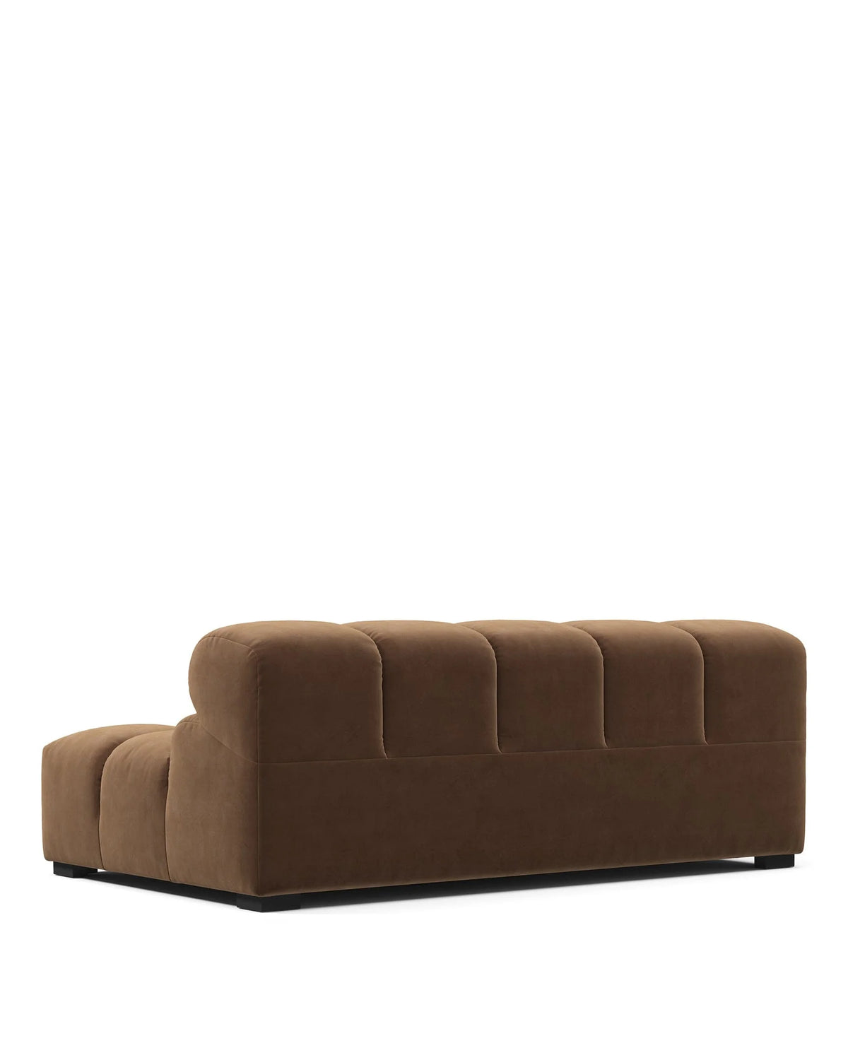 Tuft 05™ xl left-arm module | channel tufting - modules 05 | modular sofa element | madorne