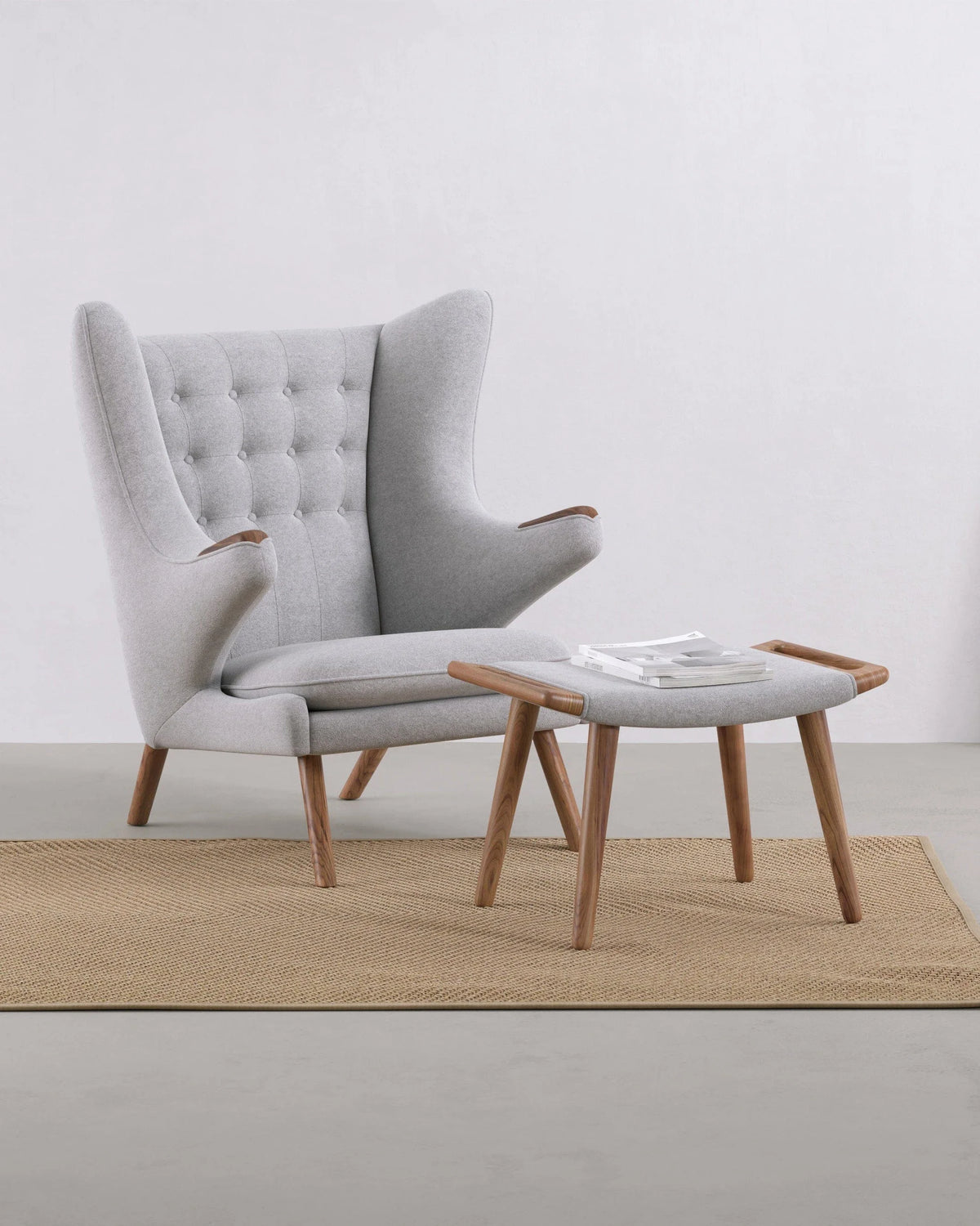 Ursus 51™ ottoman | danish cashmere wool - stools & ottomans 51 | modern | contemporary design | madorne