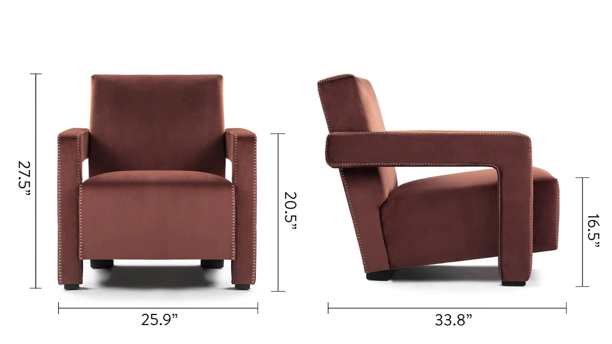 Utra 35™ lounge chair | geometric arms - chairs 35 | madorne