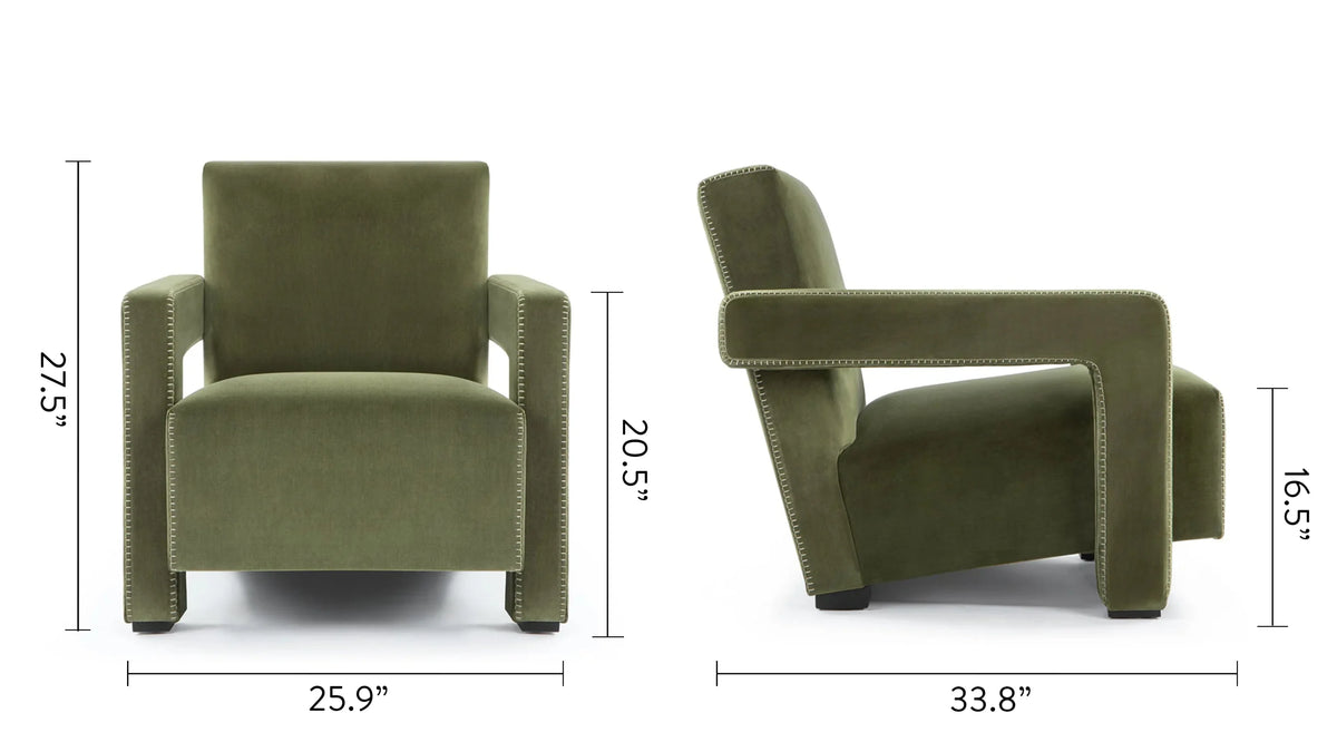 Utra 35™ lounge chair | geometric arms - chairs 35 | madorne