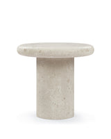 Valenza™ side table | limestone - tables valenza | modern | madorne
