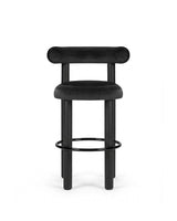 Vansa™ bar stool | lustrous black velvet - & counter stools fat stool-inspired | madorne