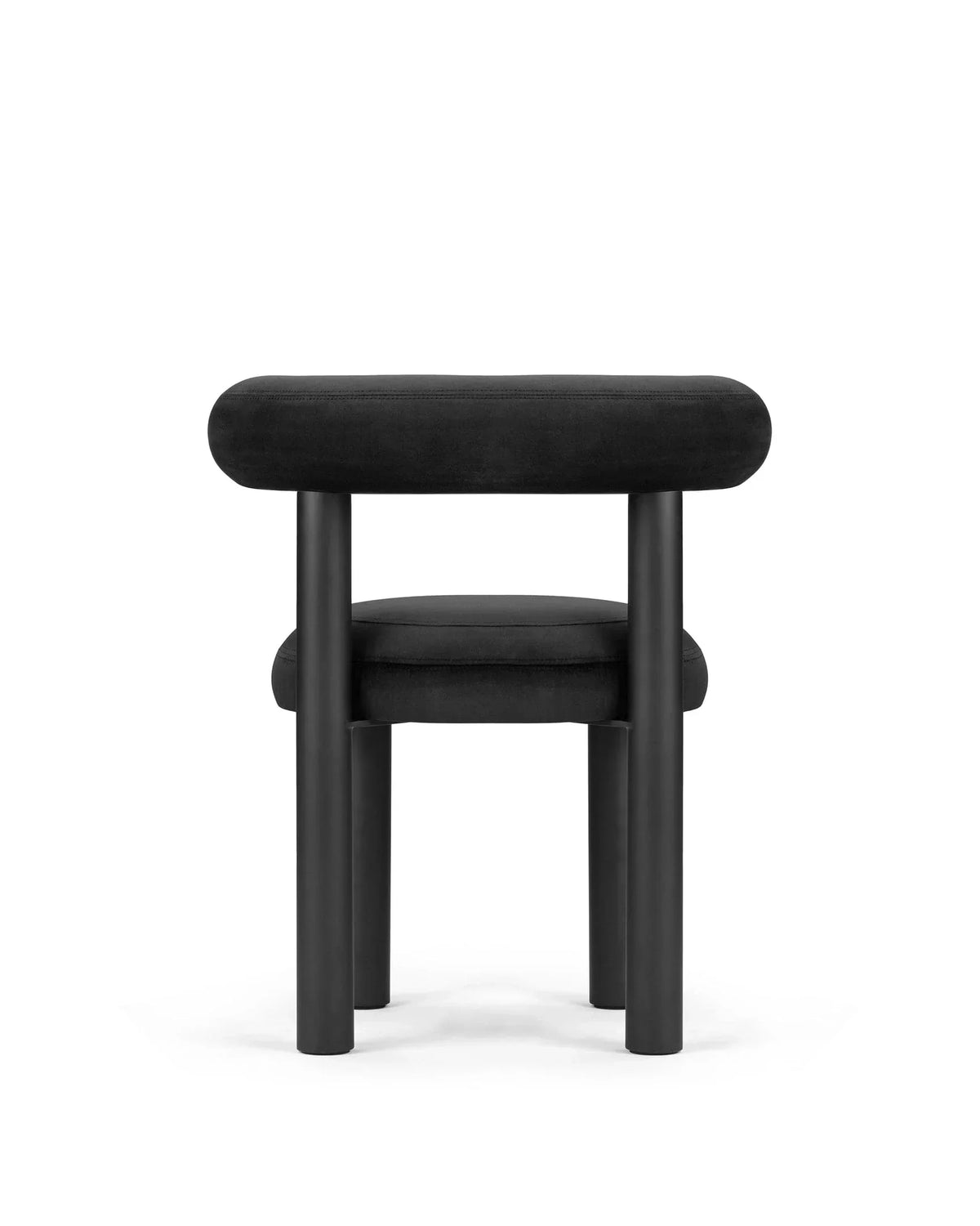 Vansa™ dining chair | lustrous black velvet - chairs fat chair-inspired | madorne