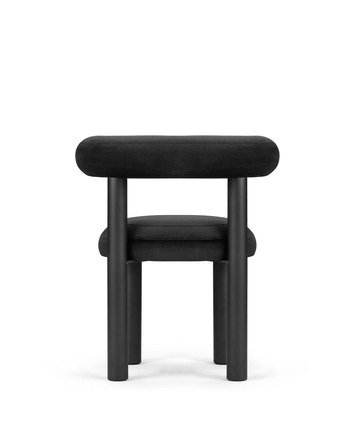 Vansa™ dining chair | lustrous black velvet - chairs fat chair-inspired | madorne