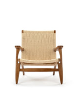 Wisp 50™ easy chair | woven paper cord - walnut - lounge chairs 50 | modern | madorne