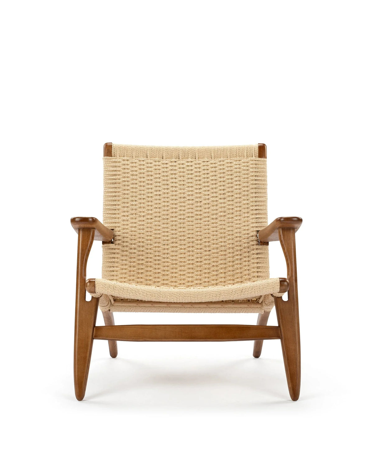 Wisp 50™ easy chair | woven paper cord - walnut - lounge chairs 50 | modern | madorne